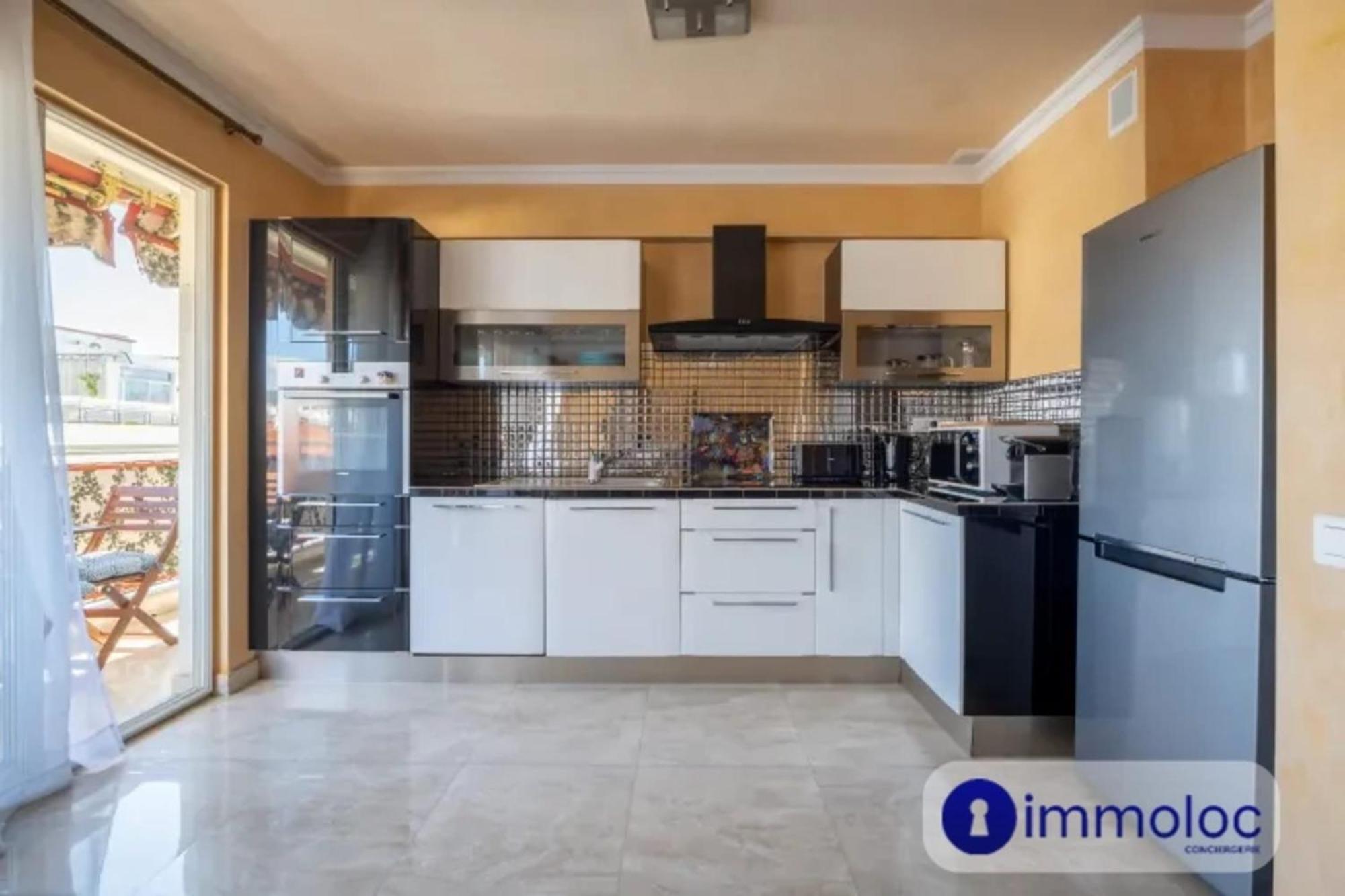 Air-Conditioned Apartment With Terrace Sea View 니스 외부 사진
