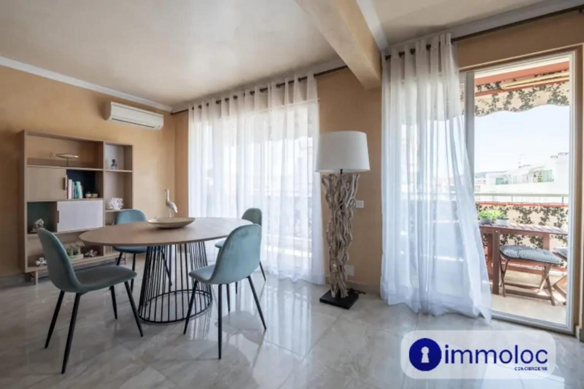 Air-Conditioned Apartment With Terrace Sea View 니스 외부 사진